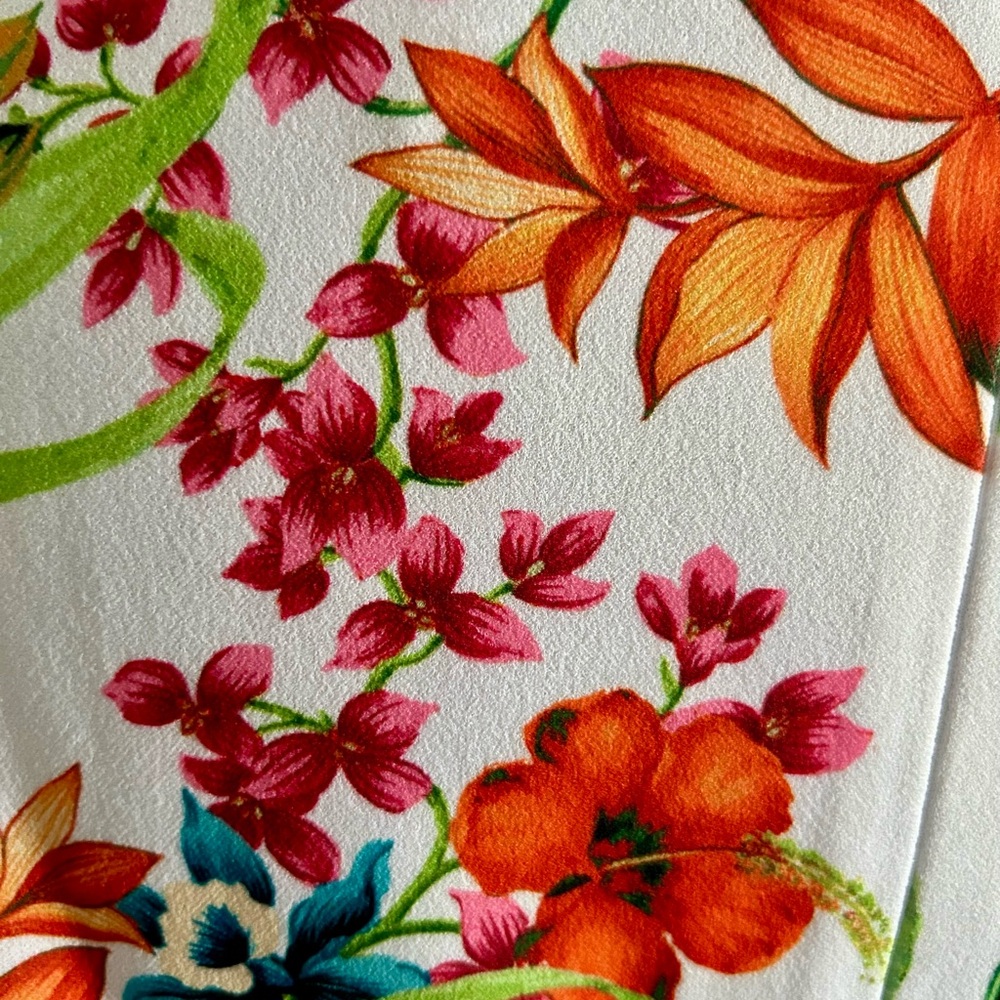 Siena Floral Tropical Print Dress Sz 8 nwt (20box) - Picture 4 of 4
